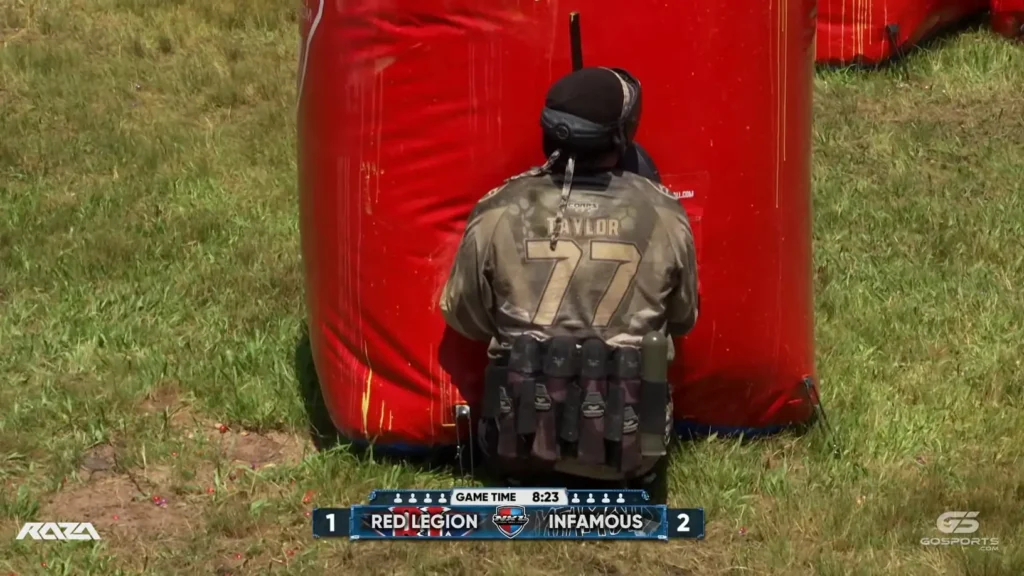 Checking paintball marker velocity on a chronograph for consistency