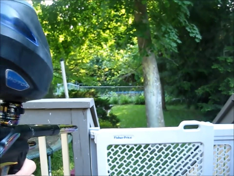 Comparison of semi-auto and ramping firing modes on a paintball marker