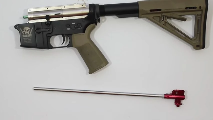 How an airsoft gun works, firing a 6mm BB