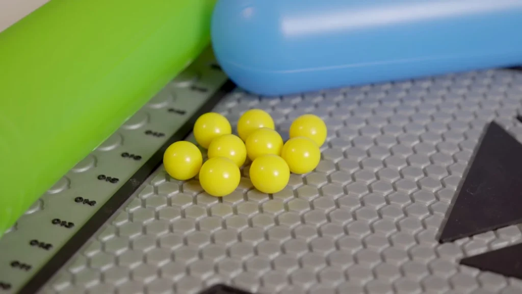 Sealed bag of paintballs stored to last longer