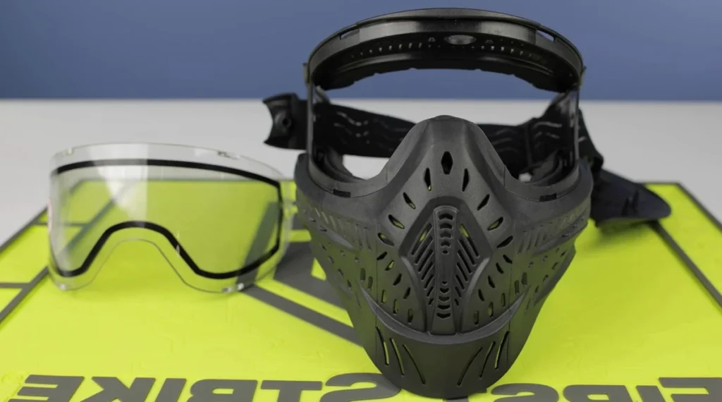 Reassembling a freshly painted paintball mask