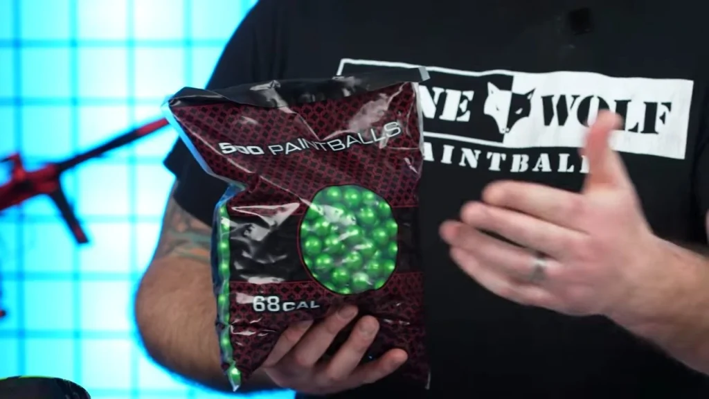 Bags of paintballs to bring for a two-hour game