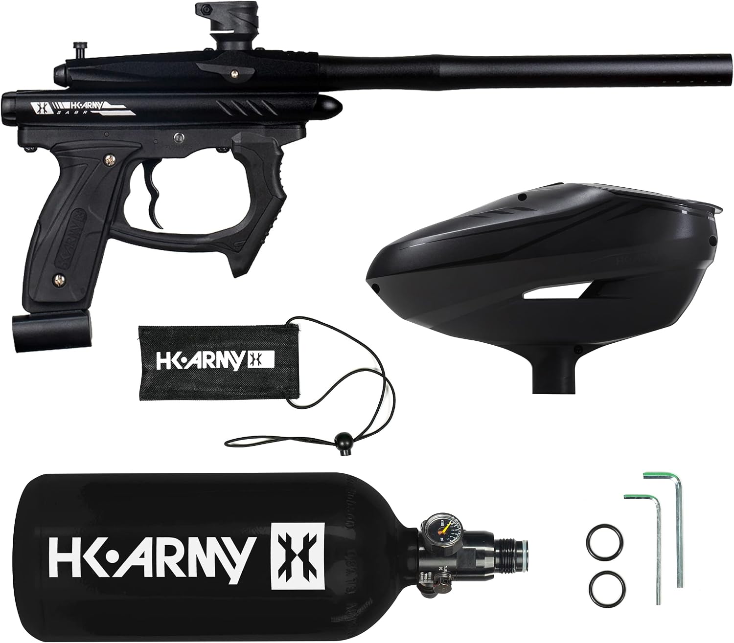 HK Army SABR Paintball Gun HPA Starter Kit