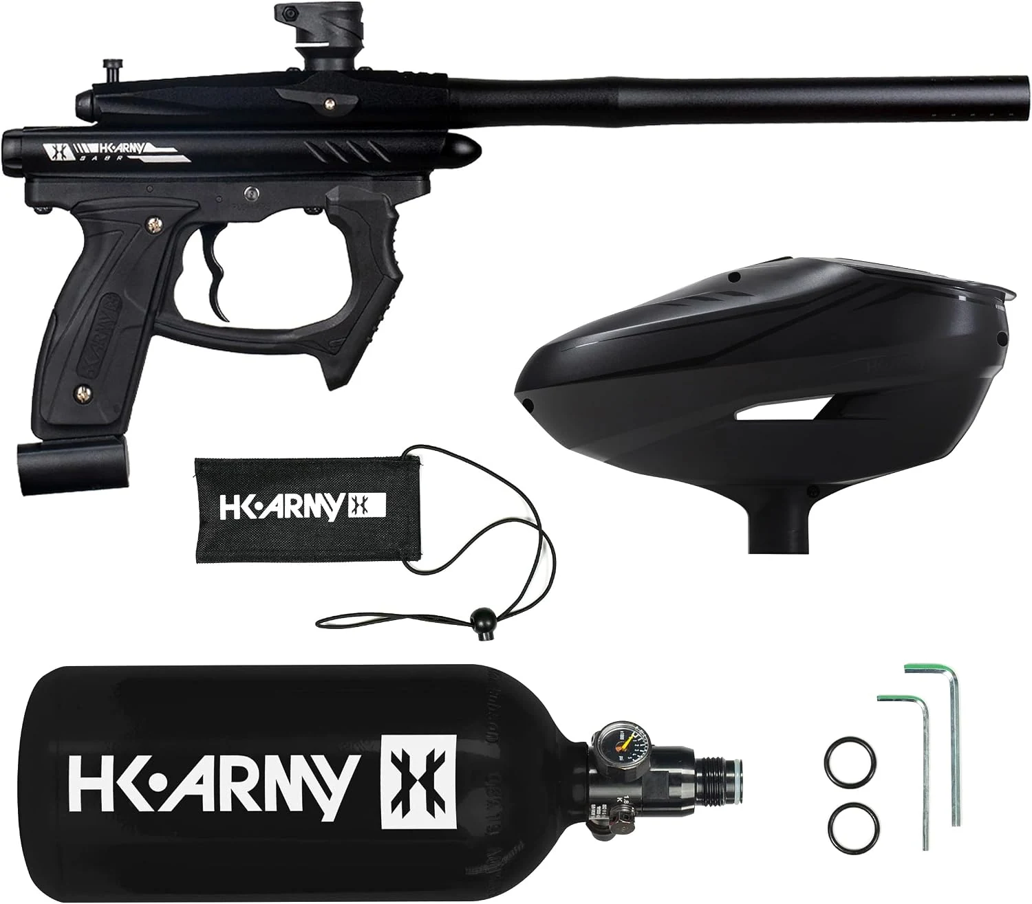 HK Army SABR Paintball Gun HPA Starter Kit