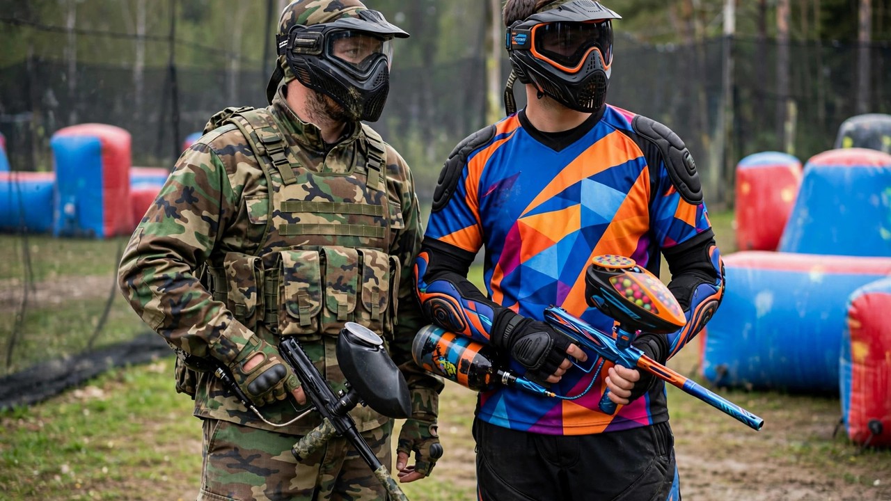 Woodsball Compared With Speedball — paintball