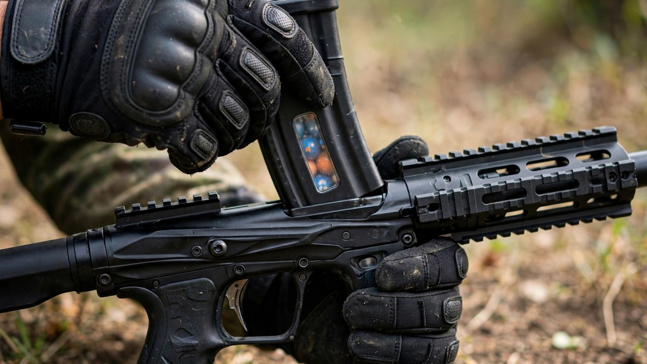 How Much Paint a Magazine Holds — paintball