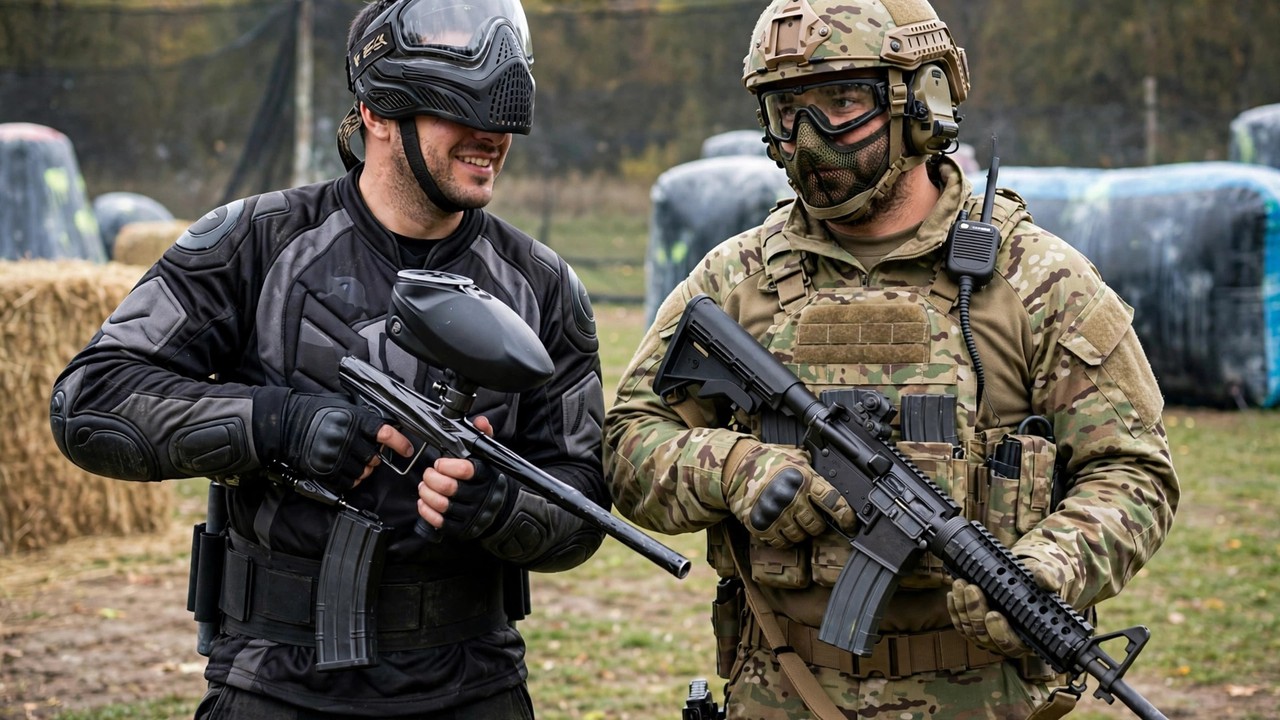 Magfed Is Not the Same as MilSim — paintball