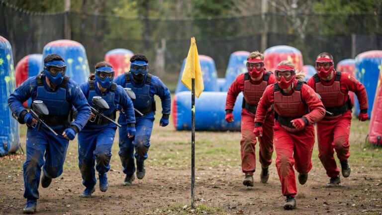 Paintball Game Modes: Capture the Flag, Elimination and More — paintball players on the field