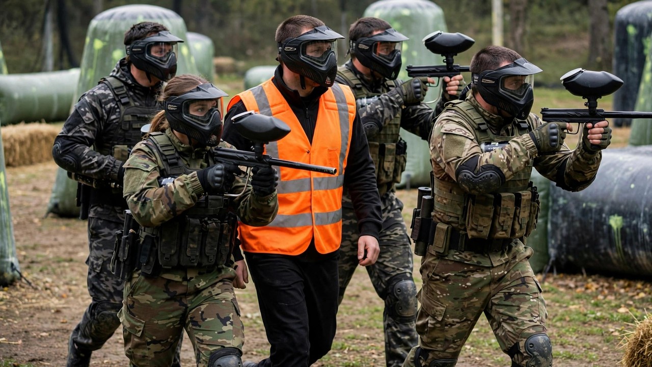 VIP Escort — paintball