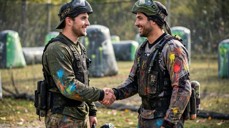 Paintball Etiquette and the Unwritten Rules — paintball players on the field