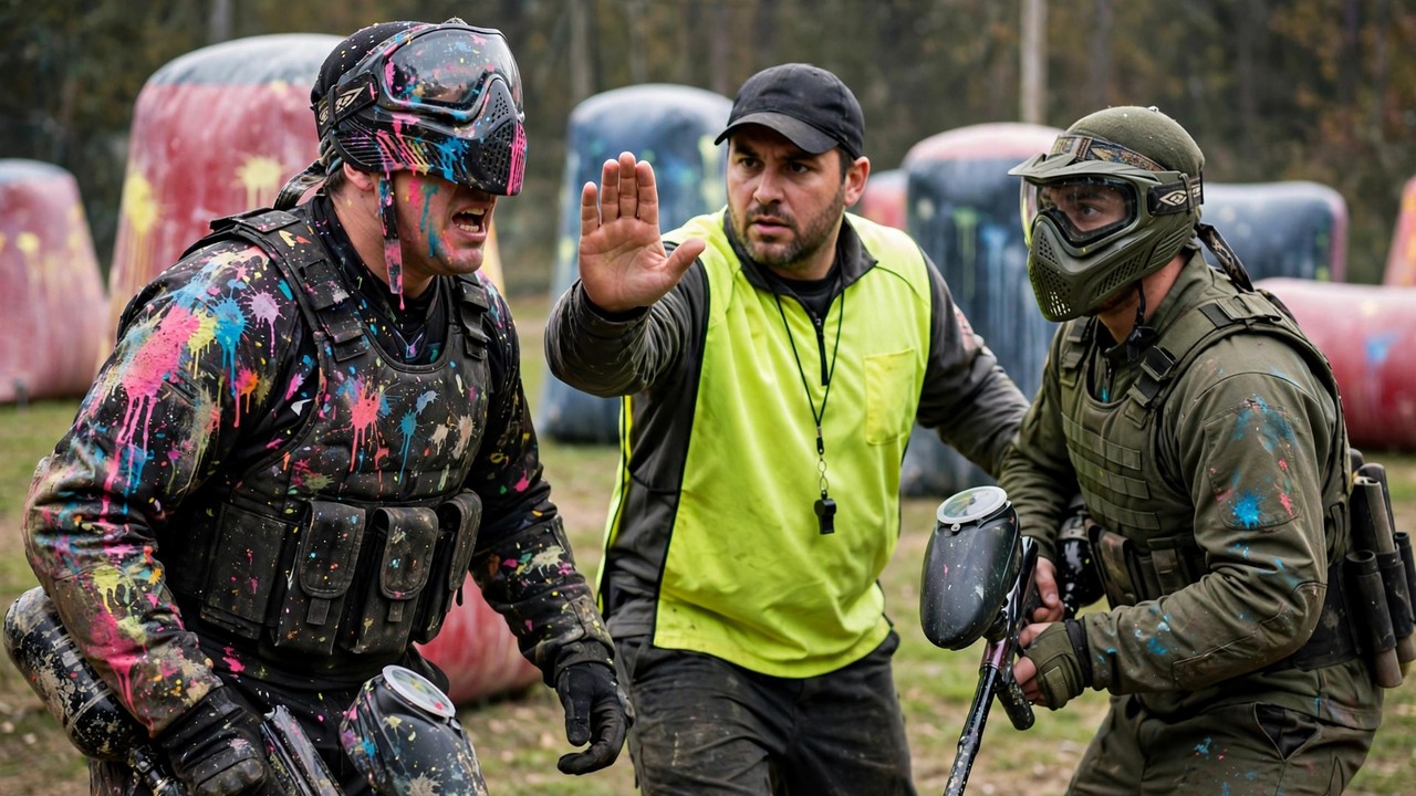 Overshooting — paintball