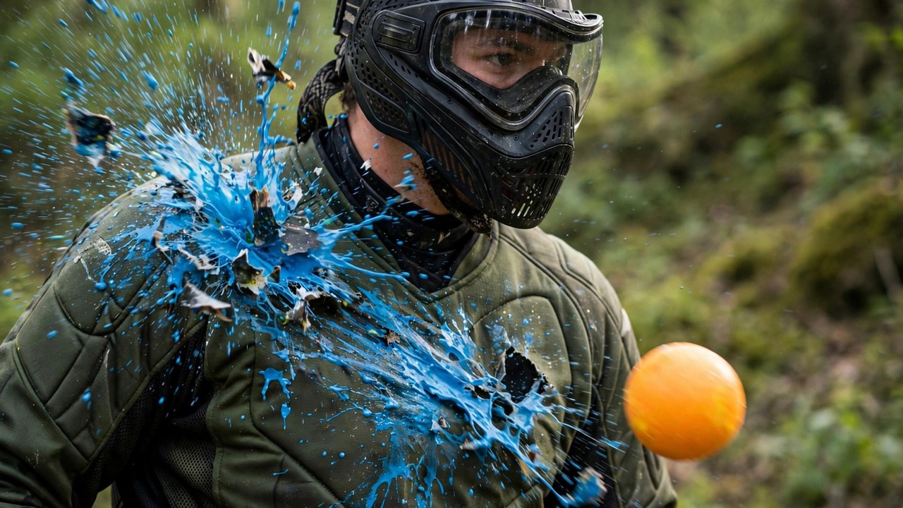 Breaks, Bounces and Splatter — paintball