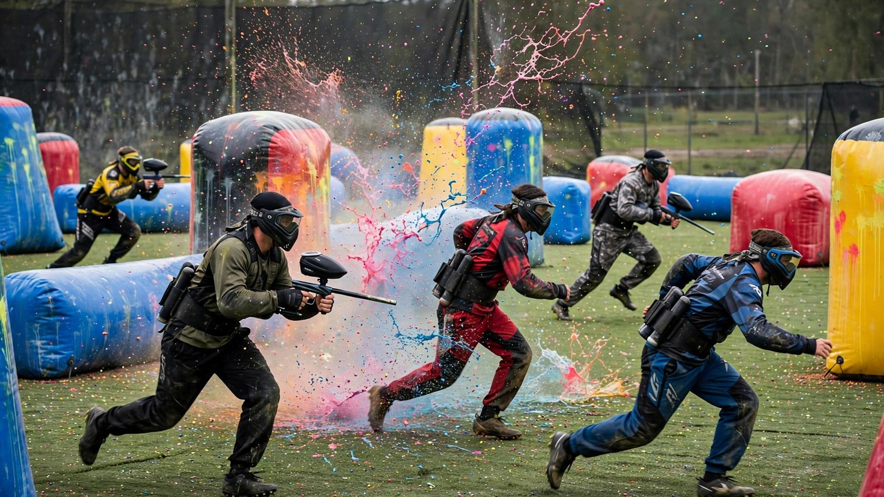 What Happens Off the Break — paintball